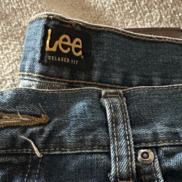 Lee Men's Dark Blue Relaxed Fit - Picture 2 of 3